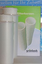 Bild von Ersatzfilterkerzen für Grünbeck FS(Memory) 1" Filter mit Schutzglocke #103007
